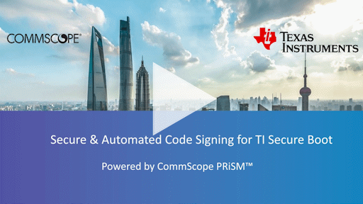 PRiSM Code Signing for TI Arm-based AM6x MPUs (Overview)